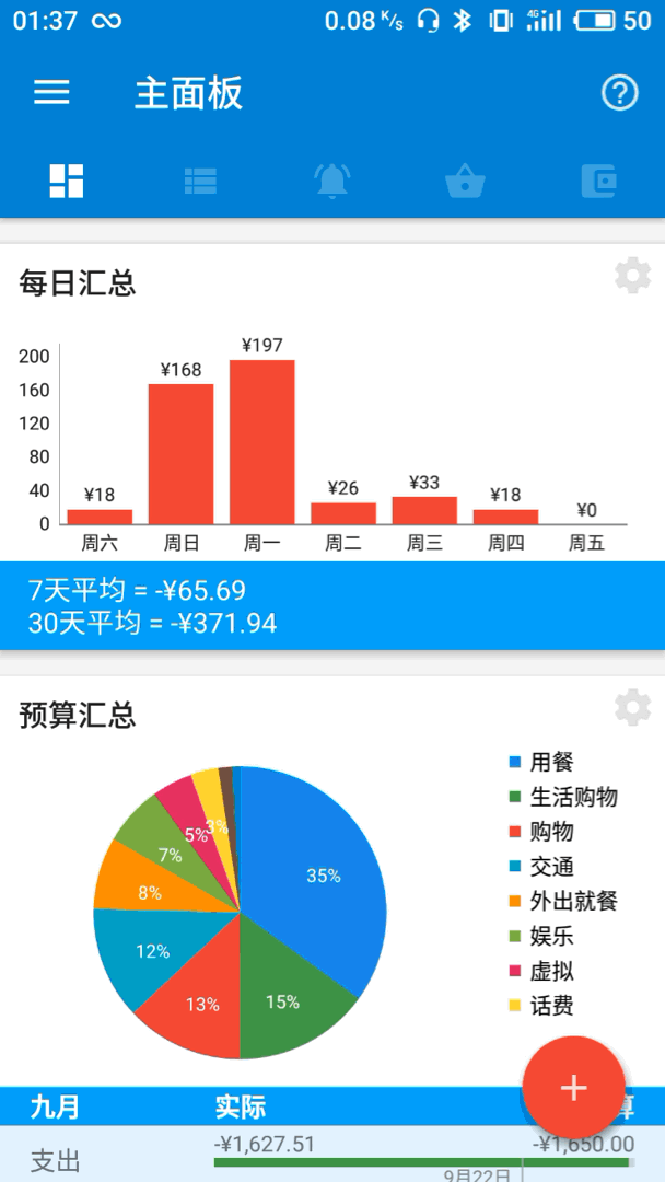 财务和预算 Bluecoins Pro v13.0.655 for Android 高级解锁版 —— 无理财产品推荐 / 便捷 / 强悍 / 跟踪和规划您的钱