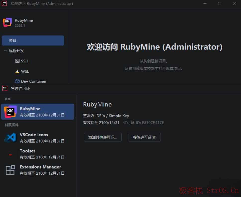 JetBrains RubyMine v2026.1.2 高级版